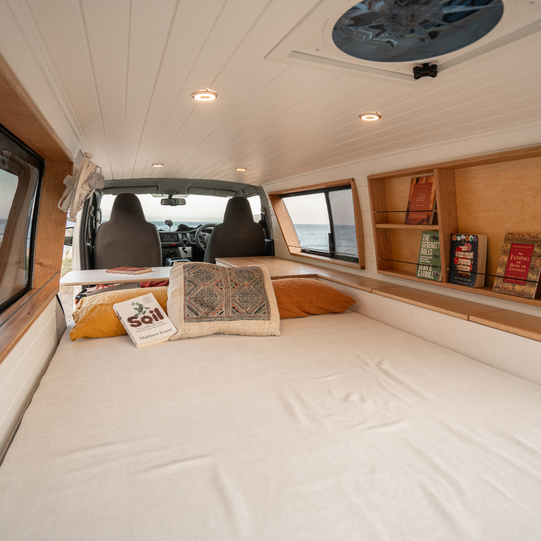 Luxury Interior in 2015 Toyota Hiace LWB Conversion