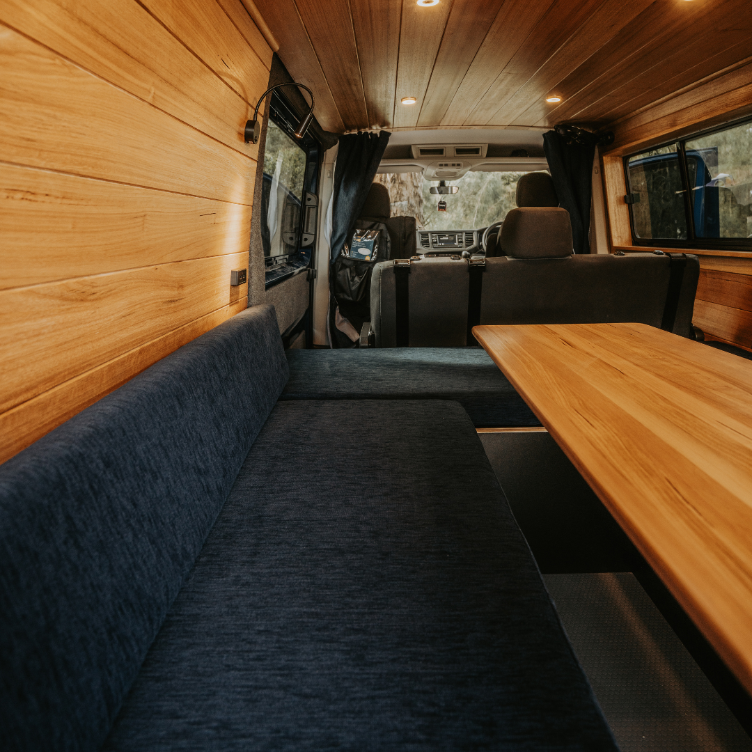 Premium Conversion Kit Installed in 2022 VW Crafter LWB Mid Roof