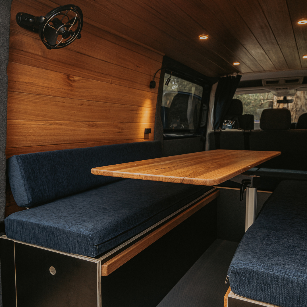 Custom Bed Base in 2022 VW Crafter LWB Mid Roof Project