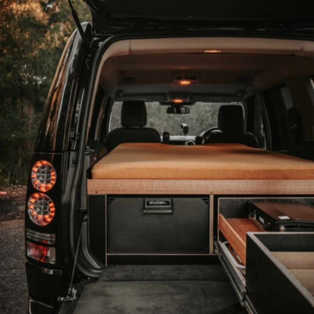 Efficient Use of Space in 2018 Land Rover Conversion