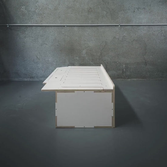 Tuck Away camp kitchen module integrated into Easy Lounge drawer